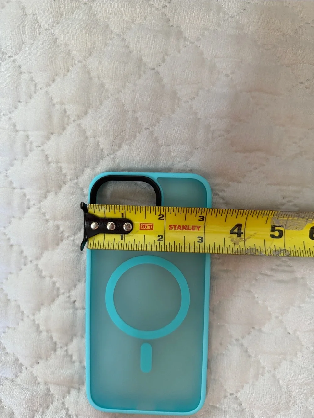 TIGOWOS Teal Blue Magnetic Phone Case for iPhone 15 Pro Max Case- never used